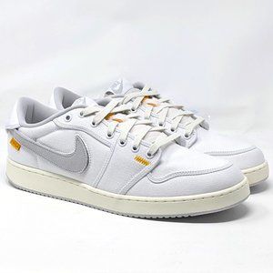 Jordan 1 Retro AJKO Low SP - Union White Canvas - Size 13 - DO8912-101